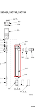 Load image into Gallery viewer, Graco 17P617 Tube,outer Assembly,316sst,39 - highlighted in parts diagram