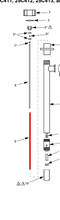 Load image into Gallery viewer, Graco 17P631 Sleeve,guide,ptfe - highlighted in parts diagram