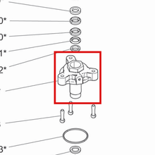 Load image into Gallery viewer, Graco 17R705 FLANGE,MOUNTING,T3 - item 7 highlighted in the Graco 3A5180EN-R parts diagram