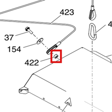Load image into Gallery viewer, Graco 17S349 SPACER,COVER - item 422 highlighted in the Graco 3A1321EN parts diagram