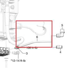 Load image into Gallery viewer, Graco 17S557 TUBE  6MM X 50M - item 6 highlighted in the Graco 3A9512EN parts diagram
