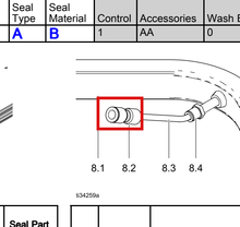 Load image into Gallery viewer, Graco 17S598 Inflatable Tote Plate Replacement Seal Kit, Neoprene, Buckhorn/Arena - highlighted in parts diagram
