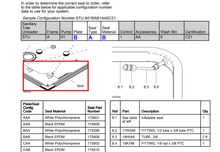 Load image into Gallery viewer, Graco 17S601 Seal,infl Bes Plywood Wht Neo - highlighted in parts diagram
