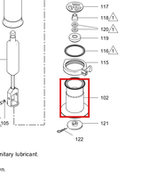 Load image into Gallery viewer, Graco 17S669 Housing,foot Valve Weldment - highlighted in parts diagram