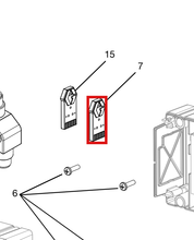 Load image into Gallery viewer, Graco 17T051 Token,gca,map,tof Cgm - highlighted in parts diagram