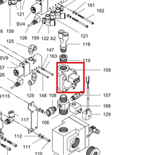 Load image into Gallery viewer, Graco 17T167 Valve,24vdc Pneu 10.7 Cv 3/4 - highlighted in parts diagram