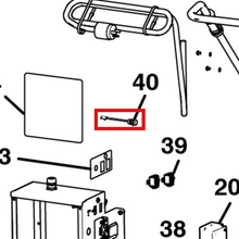 Load image into Gallery viewer, Graco 17U555 HARNESS, 3 COLOR LED - item 40 highlighted in the Graco X021279EN parts diagram