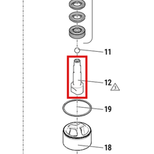 Load image into Gallery viewer, Graco 17V632 KIT, PISTON - item 12 highlighted in the Graco X054673EN parts diagram