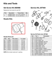 Load image into Gallery viewer, Graco 17V673 Kit,nozzle,0.38 X8 Mm,slot - highlighted in parts diagram