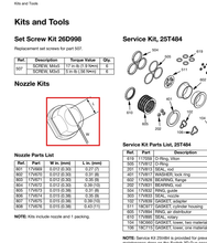 Load image into Gallery viewer, Graco 17V676 Kit,nozzle,0.38 X11 Mm,slot - highlighted in parts diagram