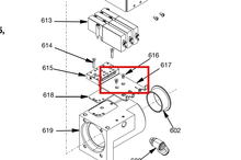 Load image into Gallery viewer, Graco 17V889 Cover - highlighted in parts diagram