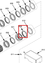 Load image into Gallery viewer, Graco 17V895 Seal,rotary - highlighted in parts diagram