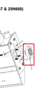 Load image into Gallery viewer, Graco 17W040 Bearing,assembly, Hex - highlighted in parts diagram