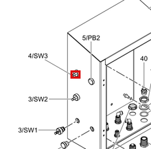 Load image into Gallery viewer, Graco 17W583 Switch,2 Position Selector - highlighted in parts diagram