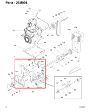 Load image into Gallery viewer, Graco 17W760 Label, Brand, Side, Gl, Hp Dc1013 G - highlighted in parts diagram