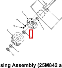 Load image into Gallery viewer, Graco 17X066 Spacer,pulley - highlighted in parts diagram