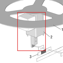 Load image into Gallery viewer, Graco 17X383 MOTOR,SHAKING,FILTER,120V - item 2 highlighted in the Graco 3A5576EN-F parts diagram