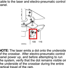 Load image into Gallery viewer, Graco 17Y665 Sensor,proximity, Laser - highlighted in parts diagram