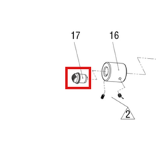 Load image into Gallery viewer, Graco 17Y999 SWITCH, ROCKER SWITCH - item 17 highlighted in the Graco 3A5581EN-D parts diagram