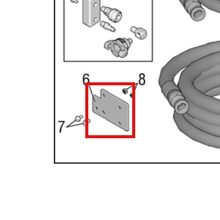 Load image into Gallery viewer, Graco 17Z184 BRACKET, HTX2030 CONVERSION - item 6 highlighted in the Graco 3A6839EN-B parts diagram
