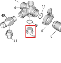 Load image into Gallery viewer, Graco 17Z345 Plug, Tmax Pump - highlighted in parts diagram