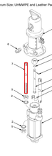 Load image into Gallery viewer, Graco 180990 Tube, Stanchion - highlighted in parts diagram