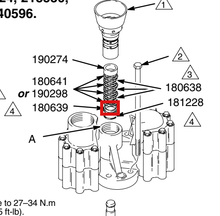 Load image into Gallery viewer, Graco 181228 Gland, Seal - highlighted in parts diagram