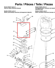 Load image into Gallery viewer, Graco 181276 Shield Motor Air - highlighted in parts diagram