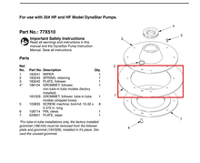 Load image into Gallery viewer, Graco 183241 Wiper - highlighted in parts diagram