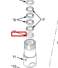 Load image into Gallery viewer, Graco 183644 Gland  Pkg  Male - highlighted in parts diagram