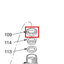 Load image into Gallery viewer, Graco 183668 BEARING  PRIMING TUBE - item 109 highlighted in the Graco 308156EN-T parts diagram