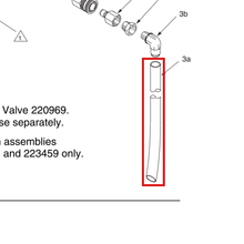 Load image into Gallery viewer, Graco 183688 TUBE, NYLON - item 3A highlighted in the Graco 307870EN-P parts diagram
