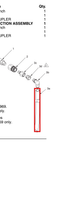 Load image into Gallery viewer, Graco 183736 Tube, Nylon - highlighted in parts diagram