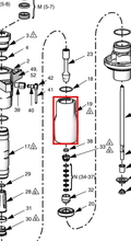 Load image into Gallery viewer, Graco 184044 Housing, Valve (4.5 Extruson) - highlighted in parts diagram