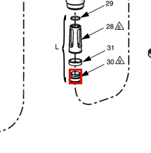 Load image into Gallery viewer, Graco 184052 Seat, Piston - highlighted in parts diagram