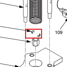 Load image into Gallery viewer, Graco 184128 COLLAR, COUPLING - item 107 highlighted in the Graco 332245EN-H parts diagram
