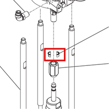 Load image into Gallery viewer, Graco 184132 COLLAR, COUPLING - item 10 highlighted in the Graco 333397EN-D parts diagram