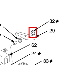 Load image into Gallery viewer, Graco 184360 BEARING  ROCKER - item 32 highlighted in the Graco 308213EN-V parts diagram