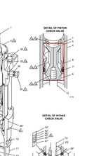 Load image into Gallery viewer, Graco 184444 Housing, Valve, Seat - highlighted in parts diagram