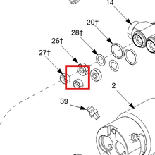 Load image into Gallery viewer, Graco 185467 Seat, Valve - highlighted in parts diagram