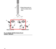 Load image into Gallery viewer, Graco 185631 Housing, Filter - highlighted in parts diagram