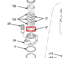 Load image into Gallery viewer, Graco 185662 Gland, Male - highlighted in parts diagram