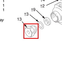 Load image into Gallery viewer, Graco 186170 FITTING, NIPPLE, ADAPTER - item 13 highlighted in the Graco 306861EN-ZAF parts diagram
