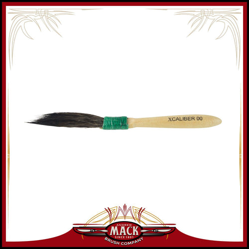 ANDREW MARK Xcaliber® X-000 X Series Squirrel Hair Pinstriping Brush, #000 Brush