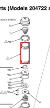 Load image into Gallery viewer, Graco 186565 Cylinder, Air - highlighted in parts diagram