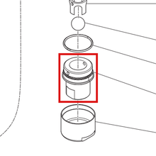 Load image into Gallery viewer, Graco 186992 Housing, Valve, Intake - item 113 highlighted in the Graco 3A6845EN-A parts diagram