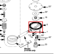 Load image into Gallery viewer, Graco 187880 Housing, Regulator - highlighted in parts diagram