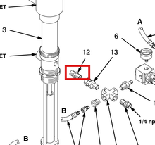 Load image into Gallery viewer, Graco 188031 Fitting  Nipple  Plug - highlighted in parts diagram