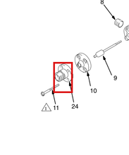 Load image into Gallery viewer, Graco 188469 Adapter, Valve - highlighted in parts diagram