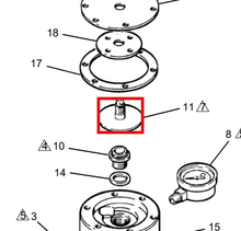 Load image into Gallery viewer, Graco 188512 Retainer, Diaphragm - highlighted in parts diagram
